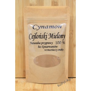 CYNAMON CEJLOŃSKI mielona kora 100G