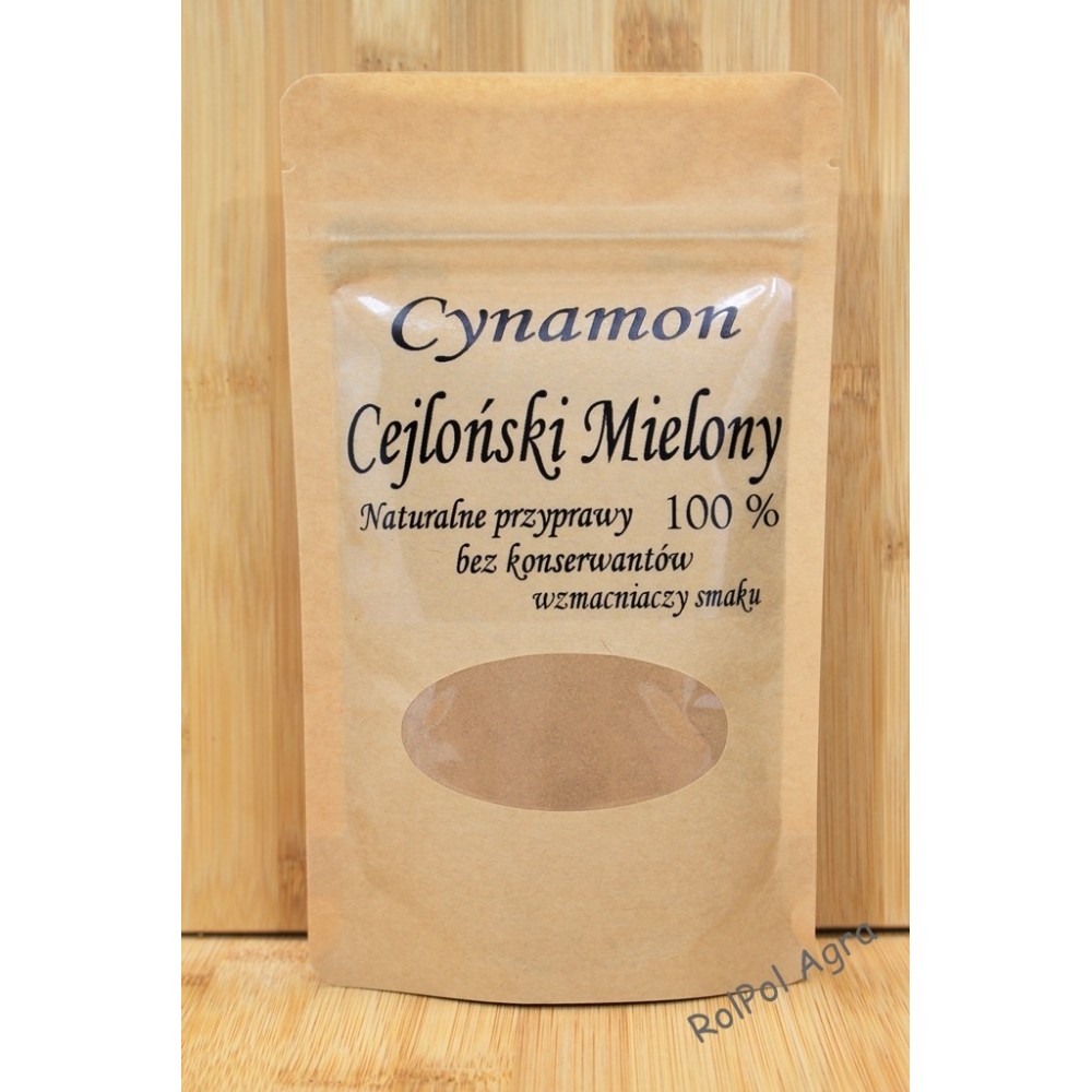 CYNAMON CEJLOŃSKI mielona kora 100G