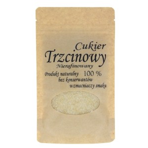 CUKIER TRZCINOWY NIERAFINOWANY JASNY 20KG
